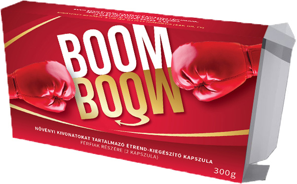 Boom Boom természetes, prémium potencia növelő készítmény Boom Boom természetes, prémium potencia növelő készítmény